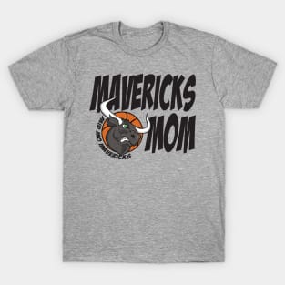 Mavericks Mom Black T-Shirt